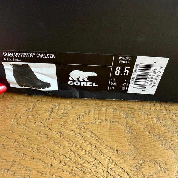 Sorel Black Leather Ankle Chelsea Booties - Picture 2 of 7